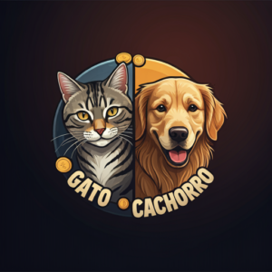 cara e coroa gato cachorro